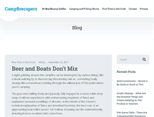 Tablet Screenshot of campfirecapers.com